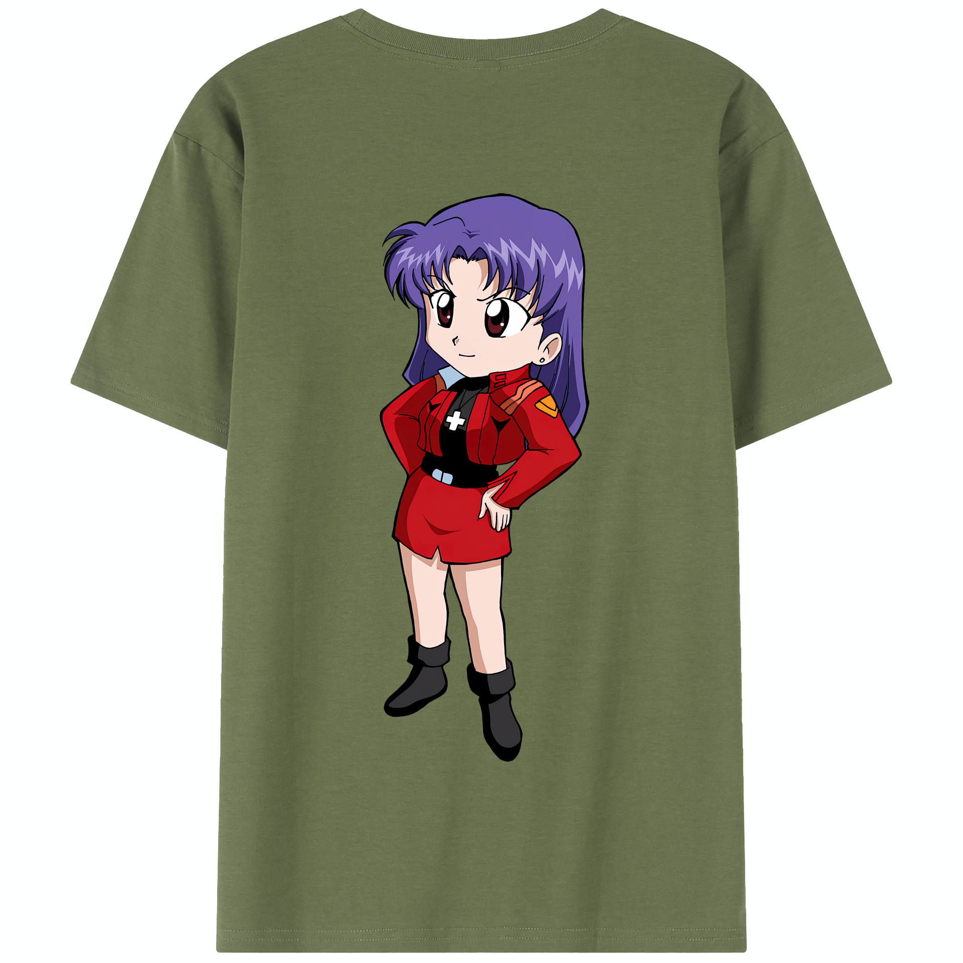 （画像用） EVA 新世紀エヴァンゲリオン 綿100％半袖Tシャツ（背面プリント）